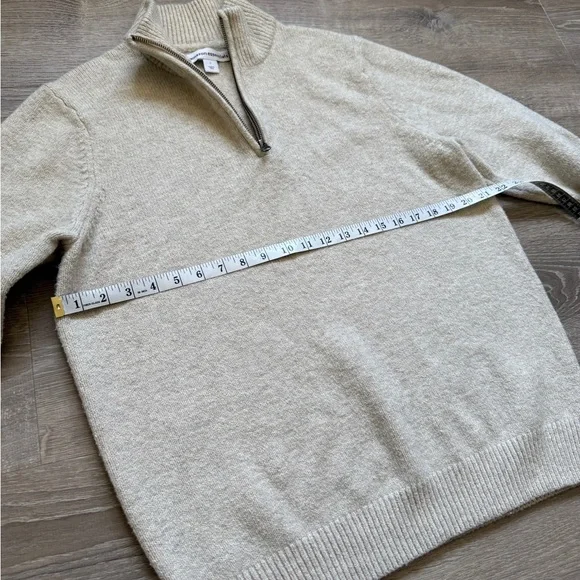 Amazon Essentials Men's Light Gray Zip-Up Sweater-Size L - Picture 8 of 10